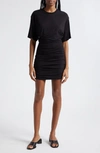 ATM ANTHONY THOMAS MELILLO RUCHED JERSEY MINIDRESS