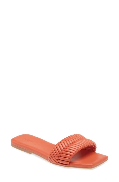 Open Edit Linx Slide Sandal In Orange Koi