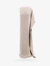 Max Mara Bora Asymmetric Silk Maxi Dress In Grey