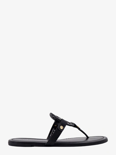 Tory Burch Miller Leather Sandal In Negro