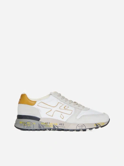 Premiata Trainers In White,grey