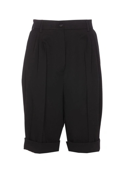 Dolce & Gabbana Bermuda Shorts In Black