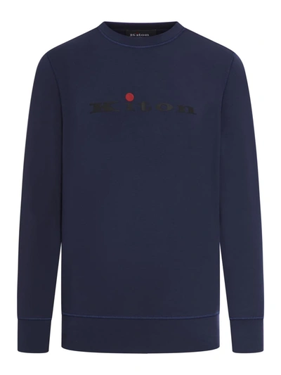 Kiton Sweater In Blue