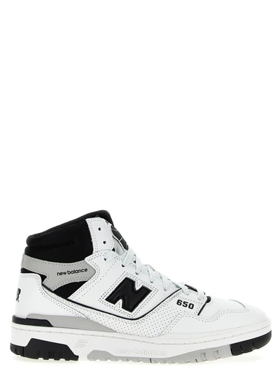 New Balance '650' Sneakers In White/black