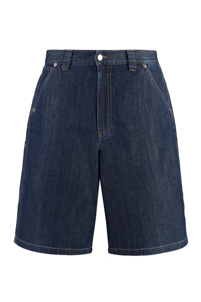 Prada Denim Shorts In Blue
