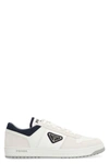 Prada Downtown Re-nylon Low-top Sneakers In White