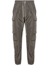 Rick Owens Mastodon Megacargo Tapered Trousers In Dust