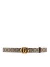 Gucci Reversible Gg Marmont Belt In Nude & Neutrals