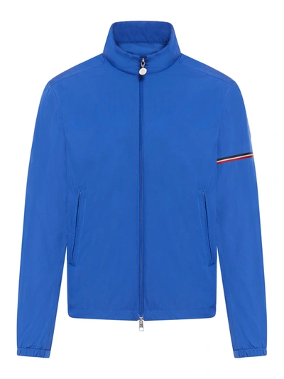 Moncler Ruinette Nylon Jacket In Blu