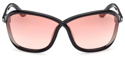 Tom Ford Eyewear Butterfly Frame Sunglasses In Multi