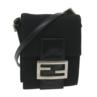 Fendi Black Synthetic Shoulder Bag ()