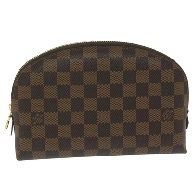 Pre-owned Louis Vuitton Cosmetic Pouch Brown Canvas Clutch Bag ()