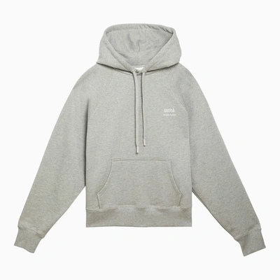 Ami Alexandre Mattiussi Ami Paris Hoodie Ami Am Clothing In Grey