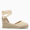Castaã±er Castañer Ivory Carina 3/001 Espadrilles In White
