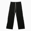 RICK OWENS DRKSHDW DRKSHDW WIDE TROUSERS WITH METAL BUTTONS