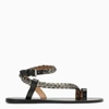 Isabel Marant Melte Studded Leather Sandals In Black