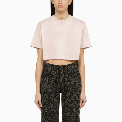 OFF-WHITE OFF-WHITE™ CROPPED T-SHIRT WITH LOGO
