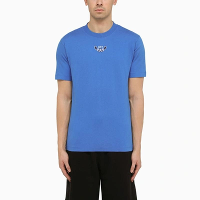OFF-WHITE OFF-WHITE™ NAUTICAL T-SHIRT WITH LOGO EMBROIDERY
