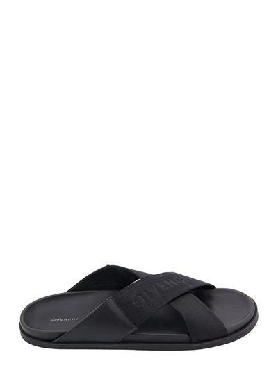 Givenchy G Plage Logo Slides In Black