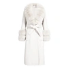 Wanan Touch Coat Lebonè White Mixed Cashmere