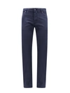 JACOB COHEN COTTON SLIM TROUSER WITH BACK LOGO PATCH