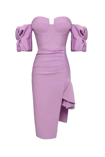 Wanan Touch Dress Charlotte Lilac In Purple