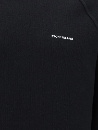 Stone Island Felpa In Black