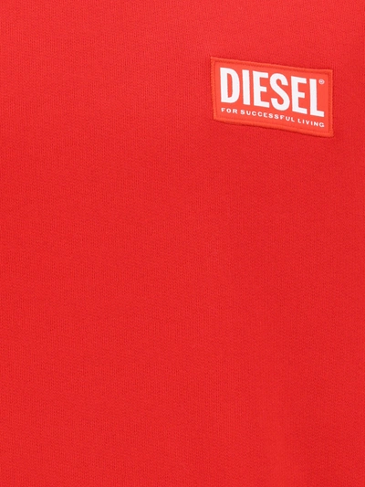Diesel Felpa In Red