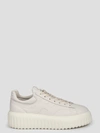 Hogan H-stripes Leather Sneakers With Contrasting Detail