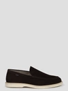 Hogan Logo-patch Suede Loafers