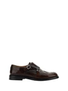 Church's Lace-up Brogue Leather Sole Round Toe Shoes In Brown