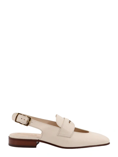 Tod's Leather Slingback Loafer In Neutrals
