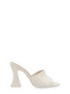 Bottega Veneta White Slip On Heels