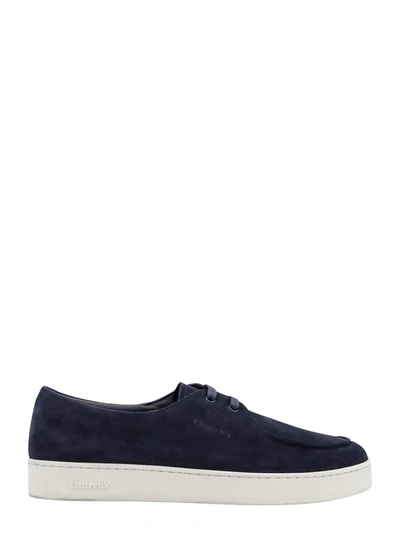 Church's Suede Loafer In Blue