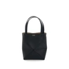 Loewe Puzzle Fold Medium Tote Bag In Shiny Leather
