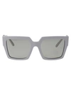 Dolce & Gabbana Full Frame Sunglasses In 341887 Light Grey