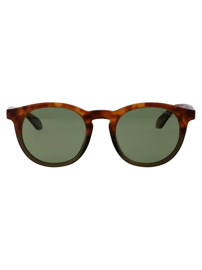 Giorgio Armani Sunglasses In 598814 Havana Red/opal Olive Green