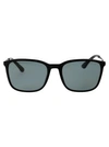 Giorgio Armani Black Acetate Sunglasses In 5001/1 Black