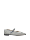Le Monde Beryl Le Monde Beril Fabric Ballerina Flat In Silver