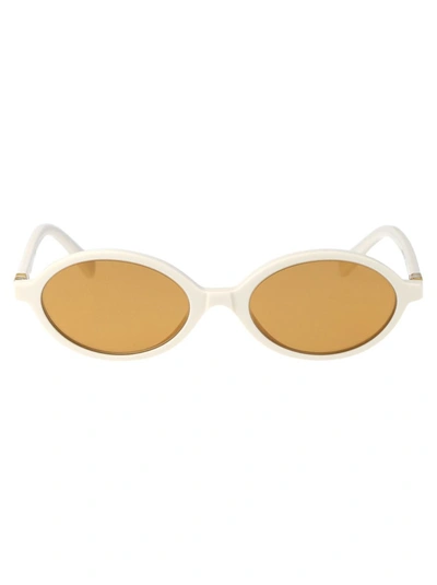 Miu Miu Sunglasses In 14240d White
