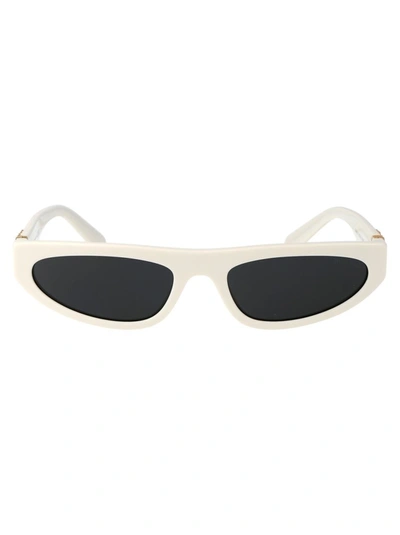 Miu Miu Eyewear Sunglasses In 1425s0 White Ivory