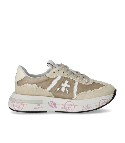 Premiata Cassie 6722 Trainer In Beige