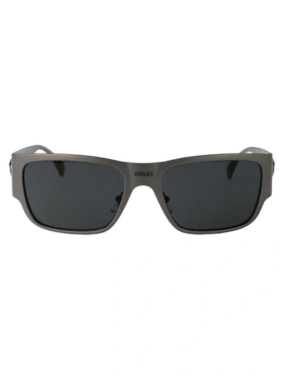Versace Sunglasses In 126287 Gunmetal