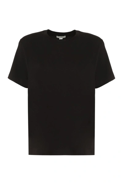 Vince Cotton T-shirt In Black