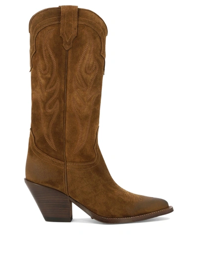 Sonora "santa Fe" Ankle Boots In Brown