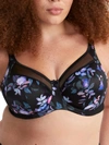 Goddess Kayla Side Support Bra In Taupe Leopard