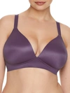 Bali Comfort Revolution Soft Touch Perfect Wire-free Bra In Purple Aura