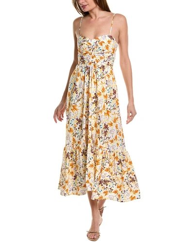 A.L.C A. L.C. BIRDS OF PARADISE MIDI DRESS