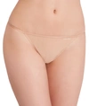 Calvin Klein Microfiber String Bikini In Beige