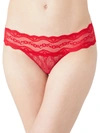 B.tempt'd By Wacoal B. Tempt'd By Wacoal Women's Lace Kiss Bikini In Red